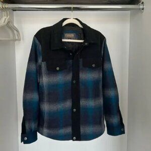 MEN'S PLAID TIMBERLINE SHIRT JACKET size medium worn once!